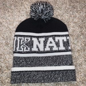 Pink nation beanie